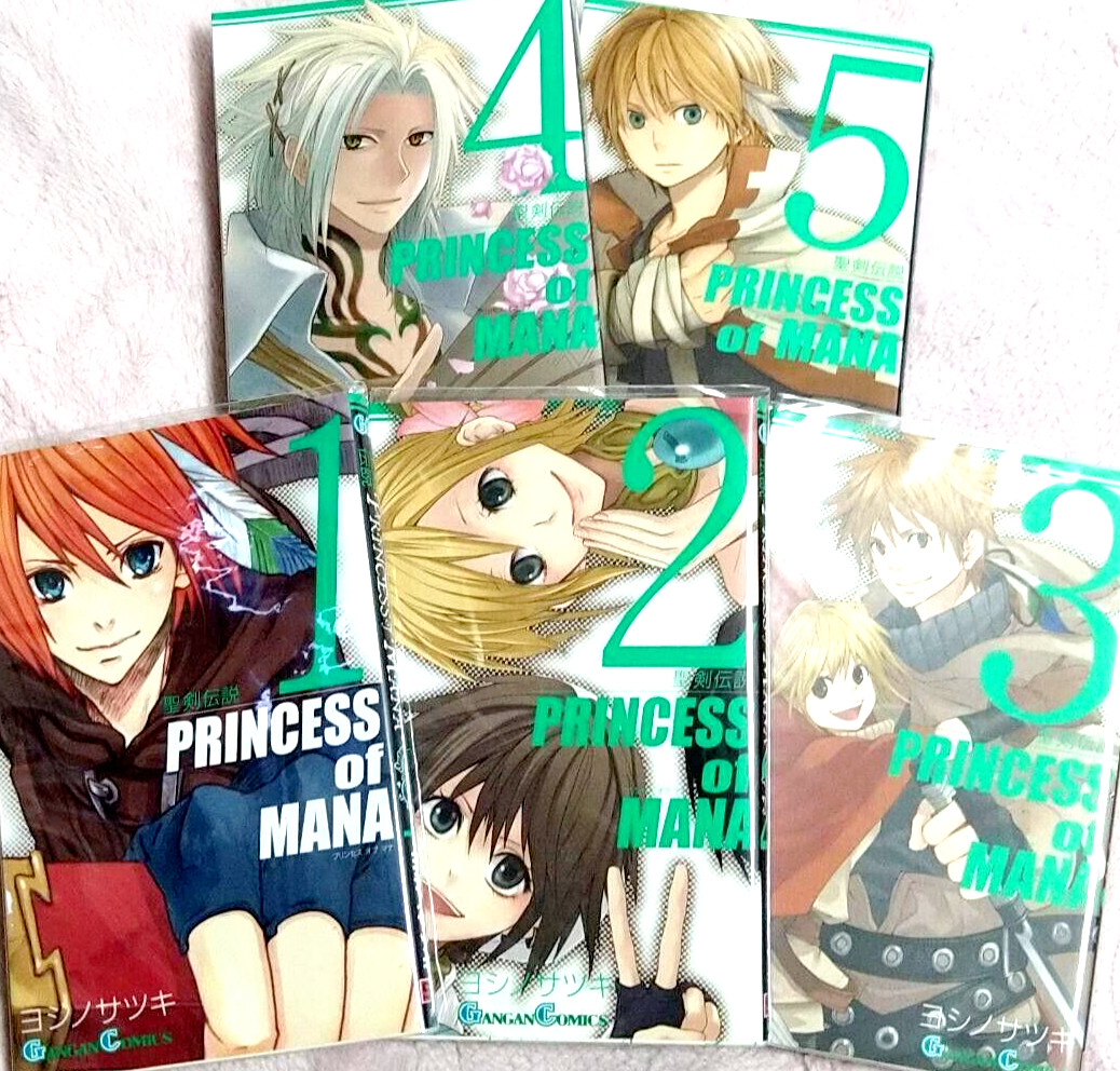 PRINCESS of MANA Vol.1-5 set completo fumetti manga giapponesi