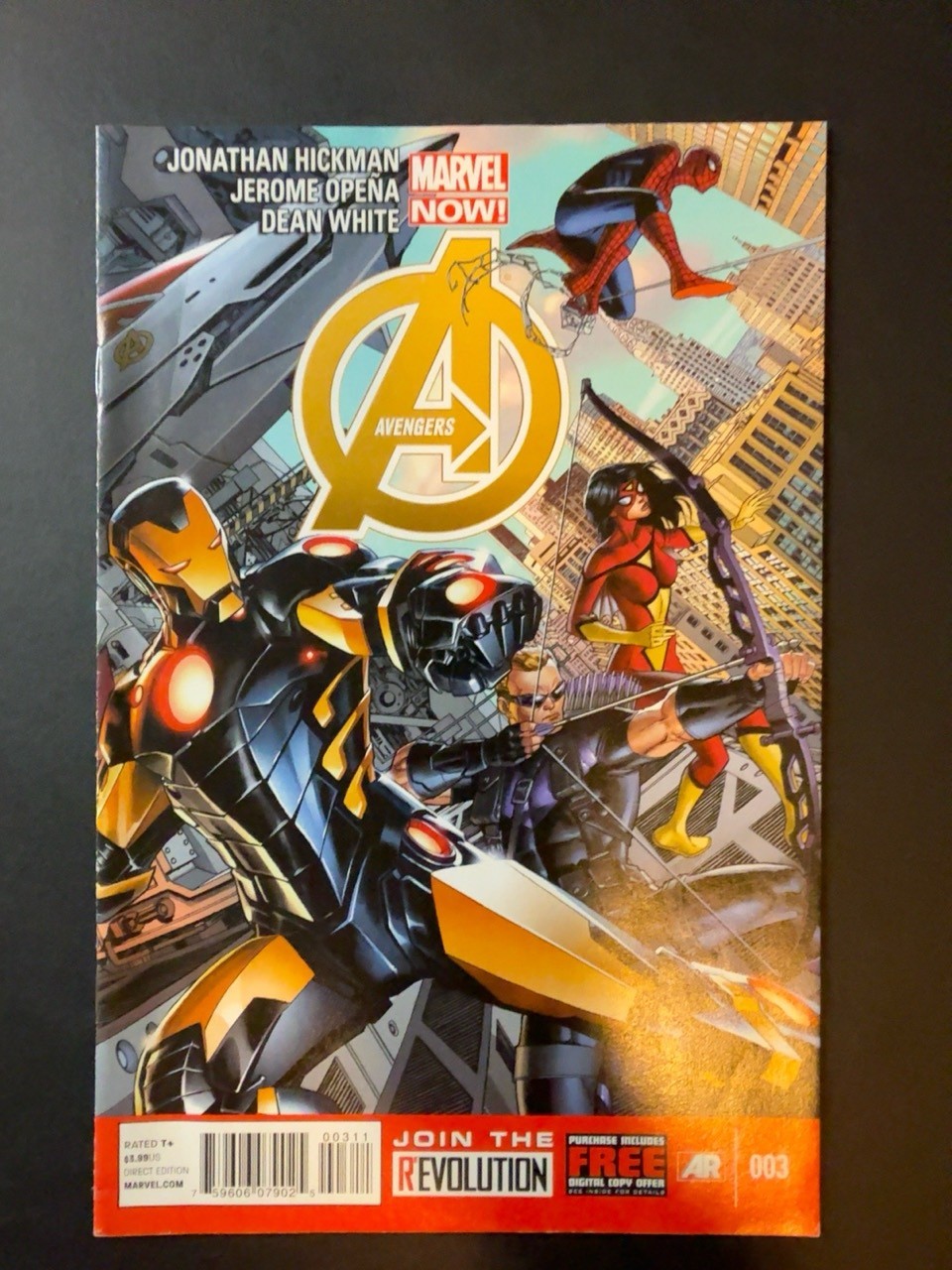 Avengers #3 2013 Marvel Jerome Opeña Jonathan Hickman 8.0