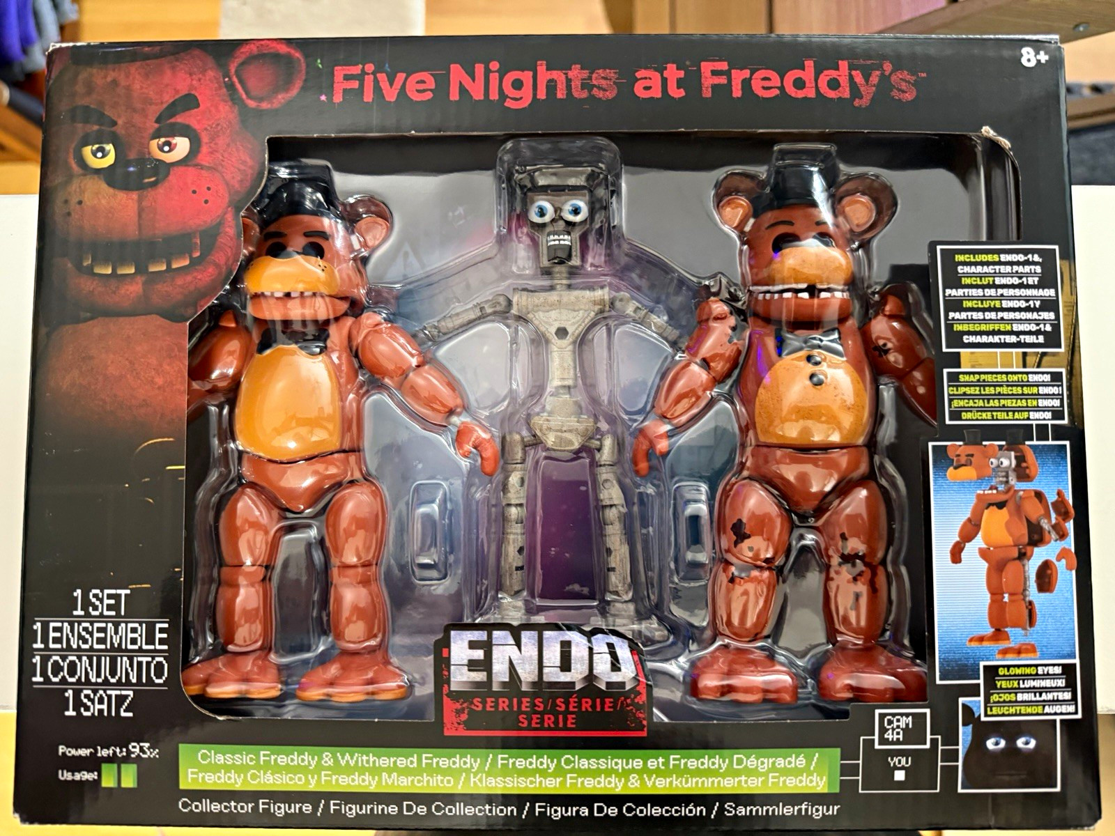 Jazwares Five Nights at Freddy’s Endo Series Endo-1 Freddy set 3 personaggi in scatola