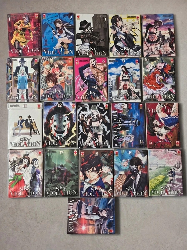 Sky Violation Serie Completa Manga 1-21 Tenkuu Shinpan