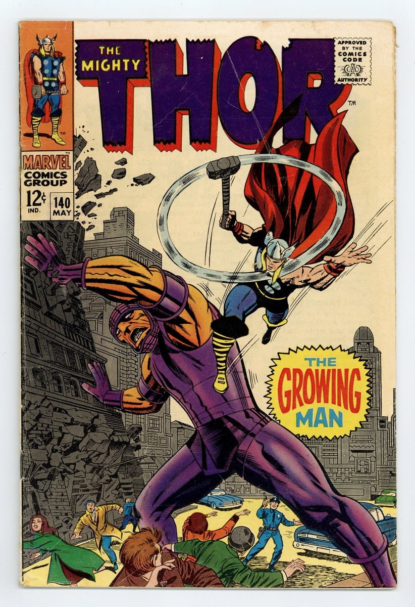 Thor #140 VG- 3.5 1967