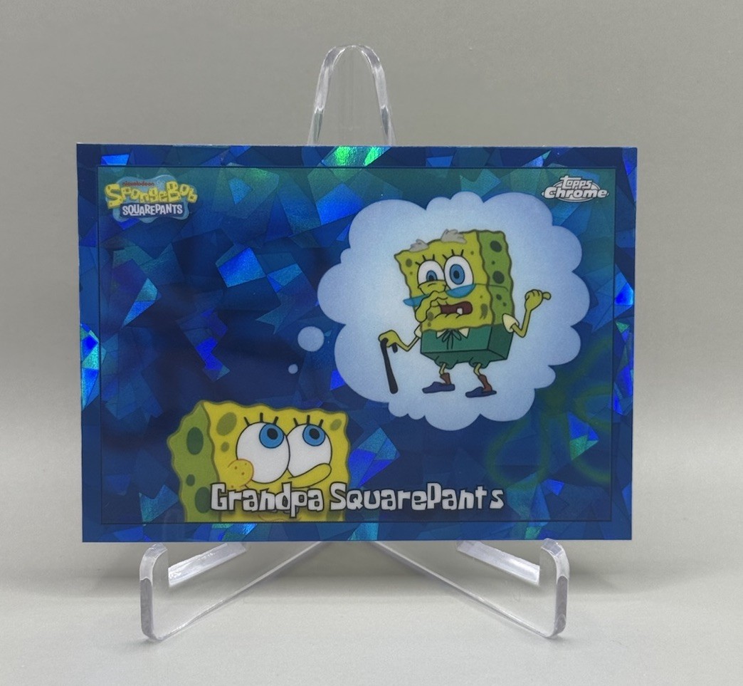 2025 Topps Chrome SpongeBob Zaffiro Nonno SquarePants #37