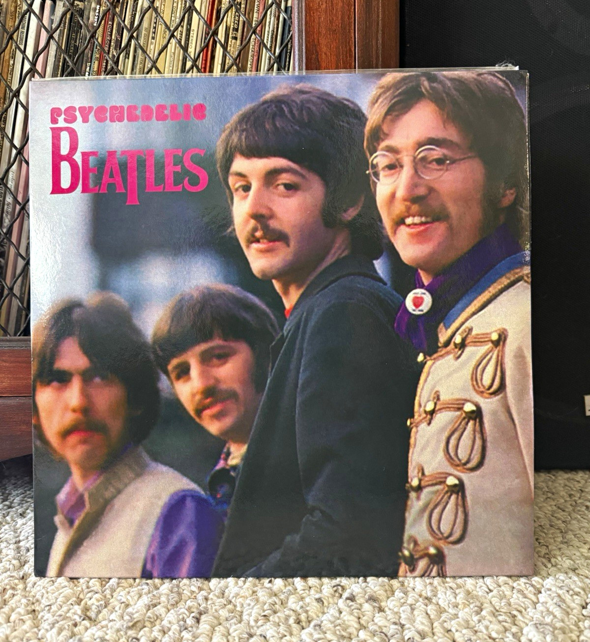 The Beatles Psychedelic Beatles 12" Green/Clear Colored Vinyl LP