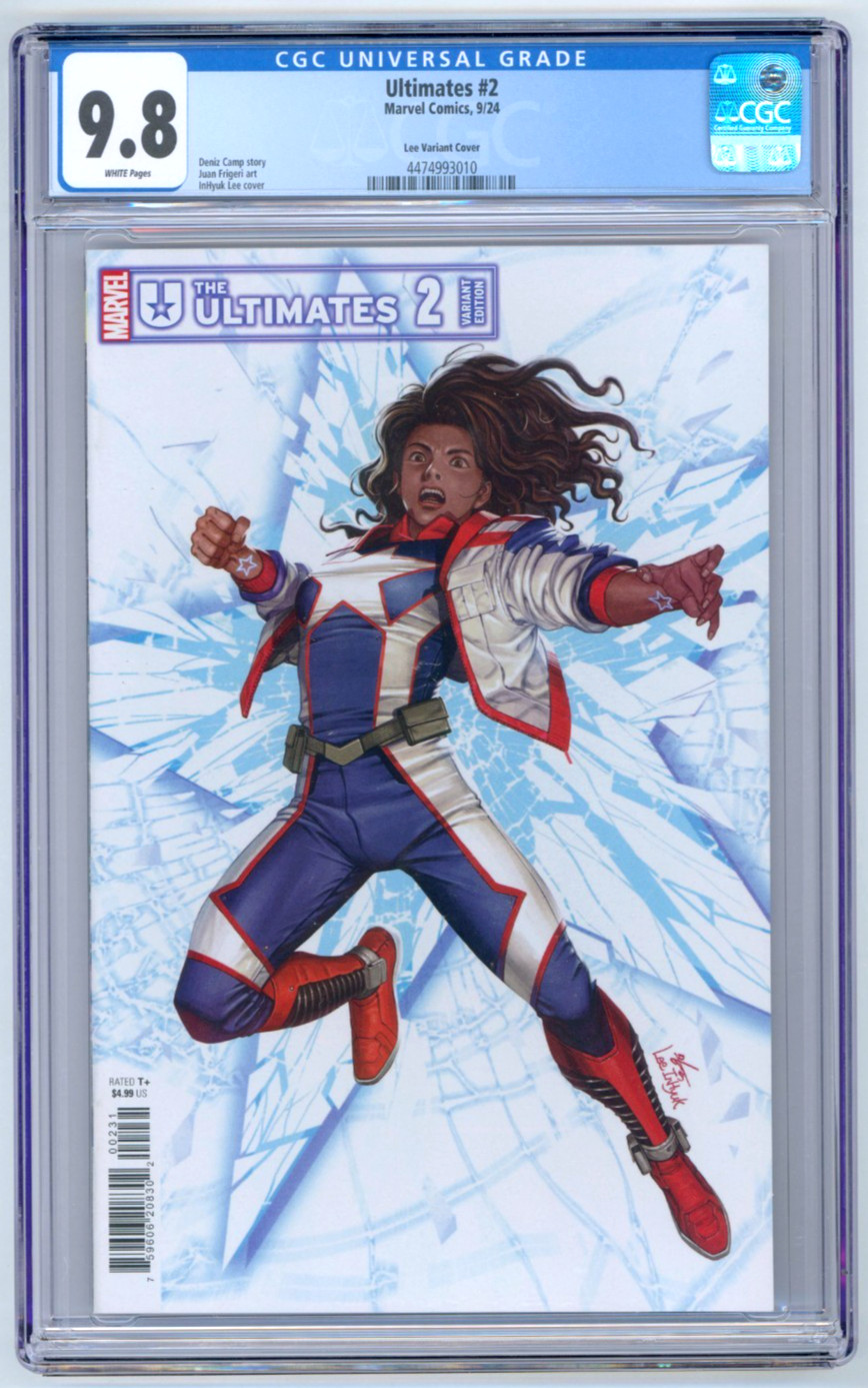 Ultimates #2 CGC 9.8 InHyuk Lee Variant Cover Marvel Comics 2024 Ultimate Midas