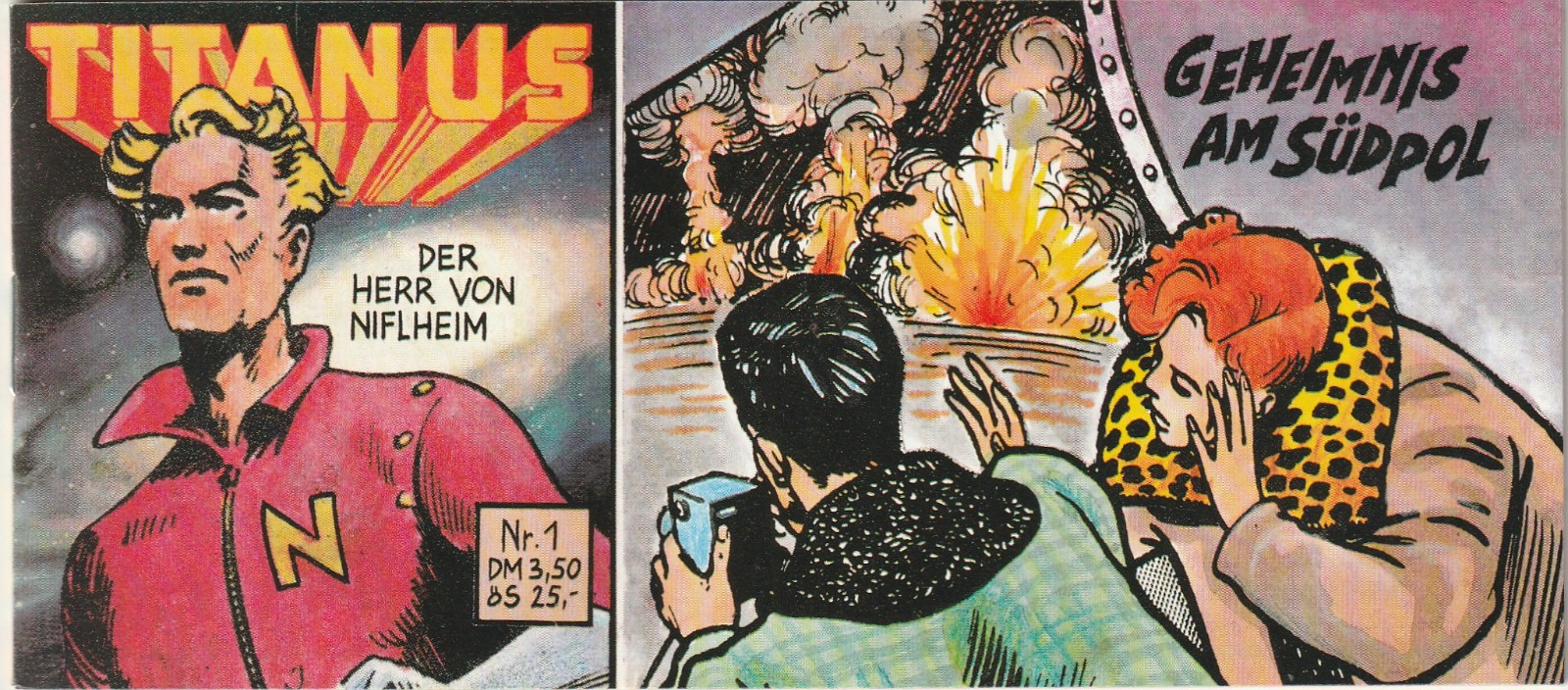 ✪ TITANUS #1 Segreto al Polo Sud, Hutterer e Forestale PICCOLO-COMICHEFT NUOVO
