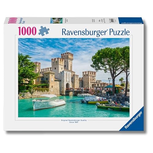 Ravensburger - Puzzle 1000 Pezzi Lago Di Garda, Puzzle Per Adulti 70x50cm
