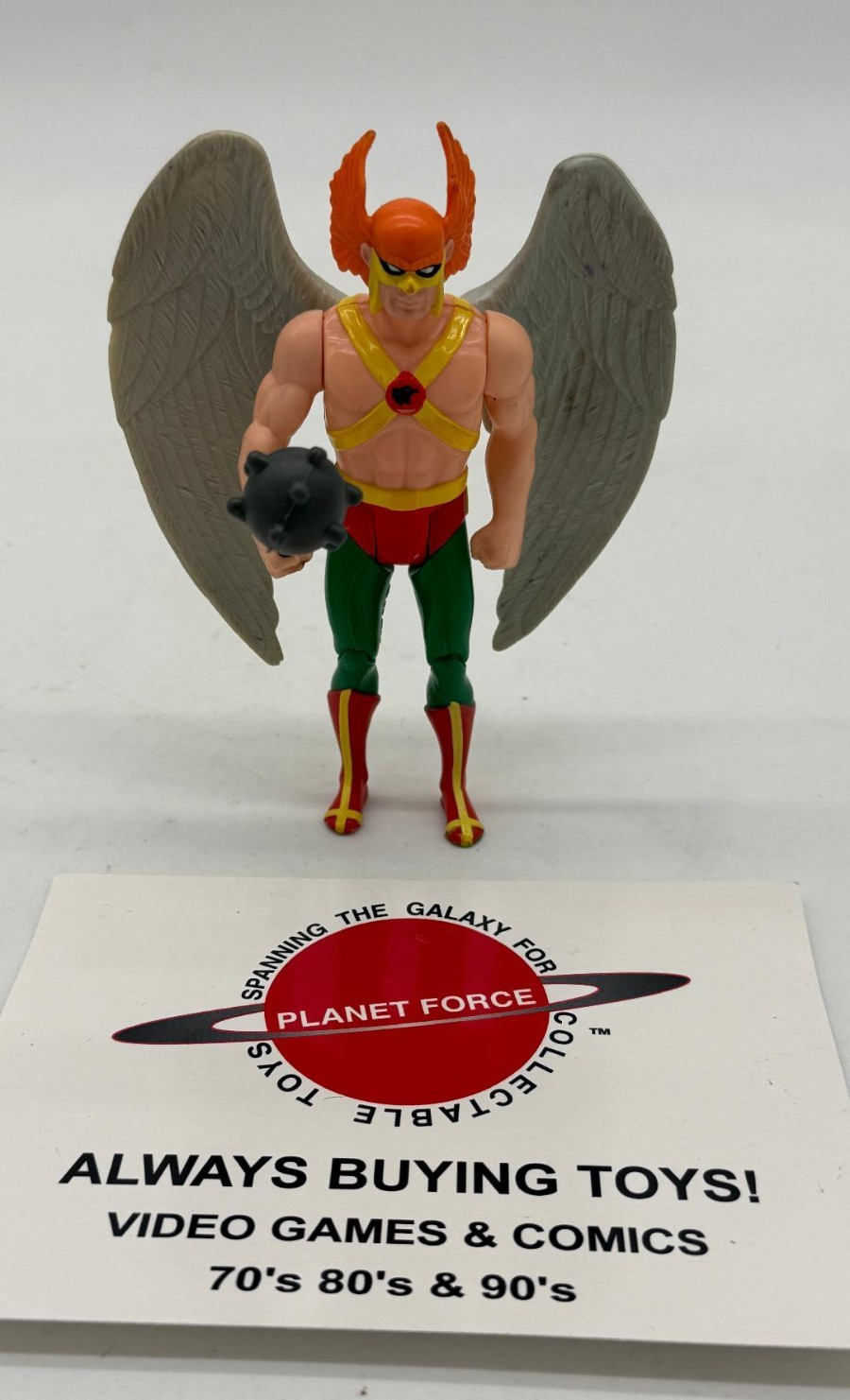 Figurina Kenner Super Powers Hawkman 1984 completa vintage
