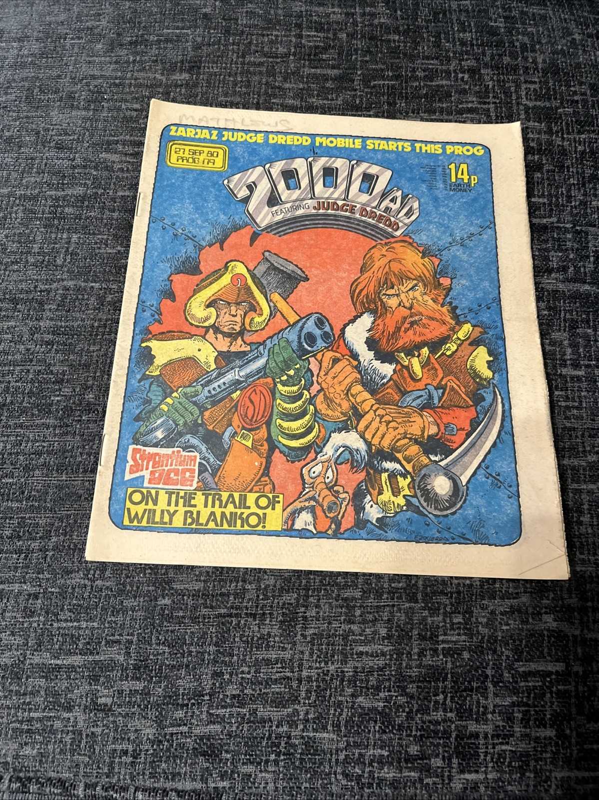 2000AD Comic - Prog 179 - 27 Sep 1980
