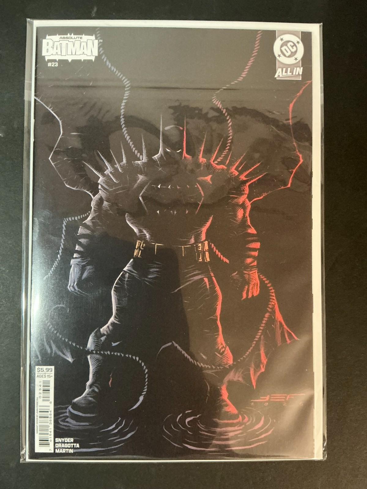 ABSOLUTE BATMAN #23 - JUAN FERREYRA COVER VARIANTE D