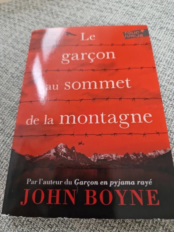 Le garçon au sommet de la montagne