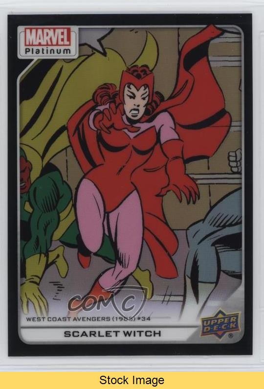 2023 Marvel Platinum High Series Black Rainbow Scarlet Witch #106 LEGGI 0sl2