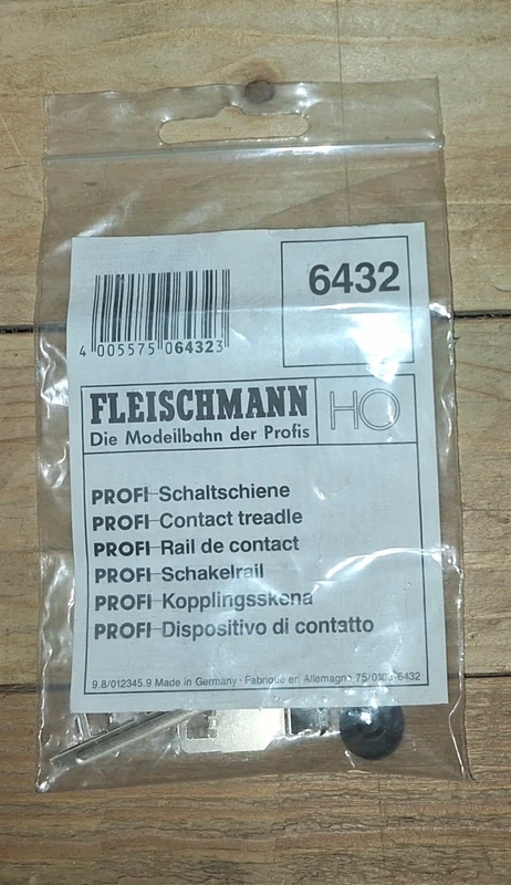 Fleischmann art. 6432 contatto metallico su binario per attivazione dispositivi