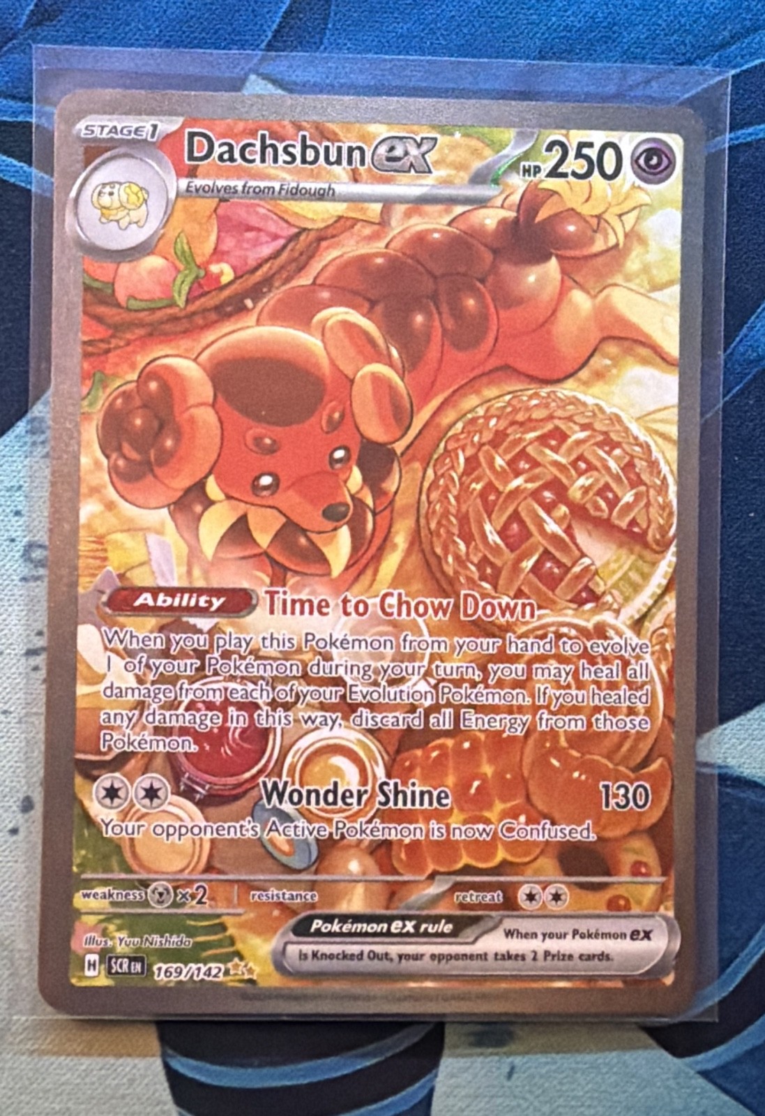 🔥🔥 Dachsbun ex 169/142 Sv07: Stellar Crown Holo *COME NUOVO* 🔥🔥