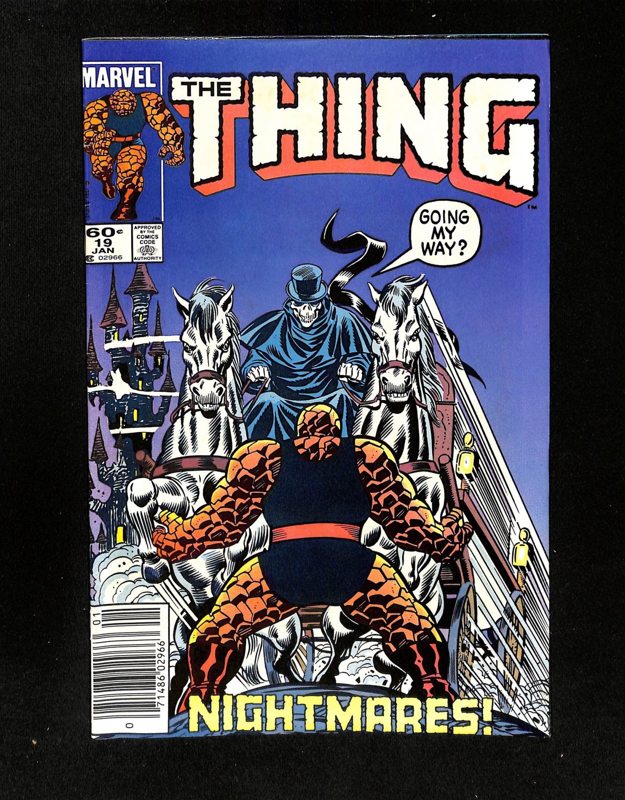 The Thing #19 Newsstand Variant Marvel 1985