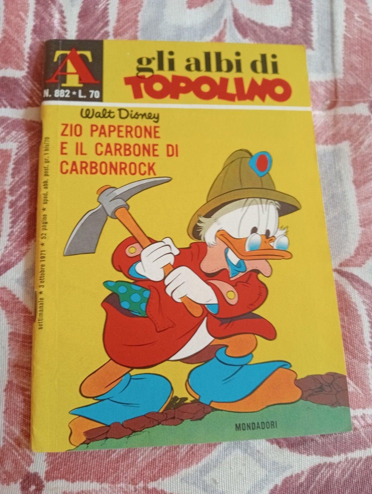 ALBI DI TOPOLINO N. 882 Mondadori 1971 MONDADORI CON BOLLINO