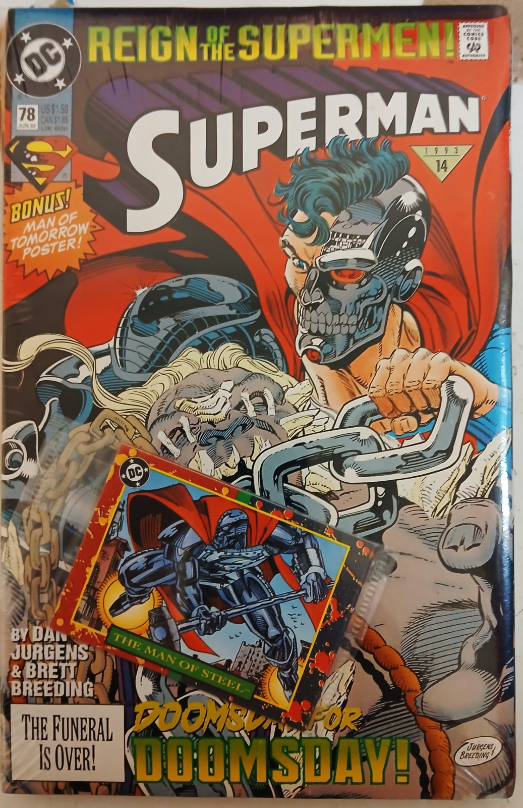 DC Comics 1993 Il ritorno di Superman Limited set da collezione sigillato con poster
