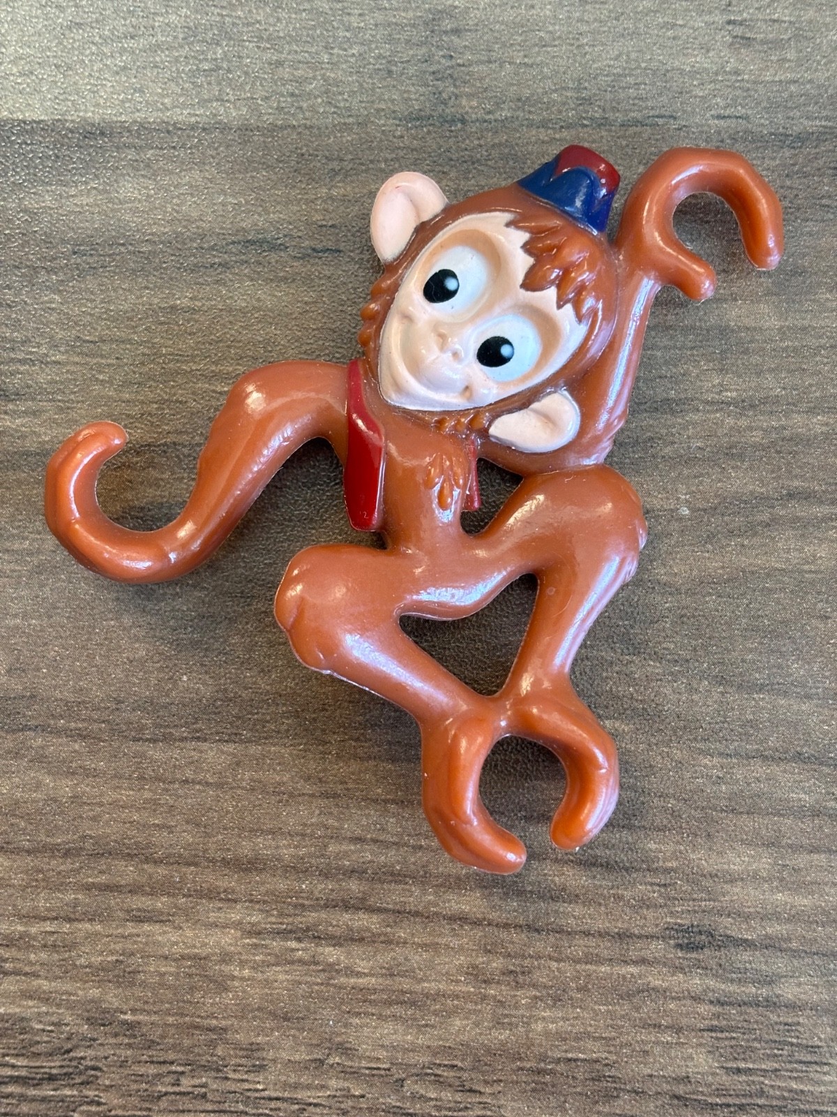 VINTAGE Mattel Disney ABU MONKEY Aladdin Toy Figure PVC Cake Topper Barbie 1992