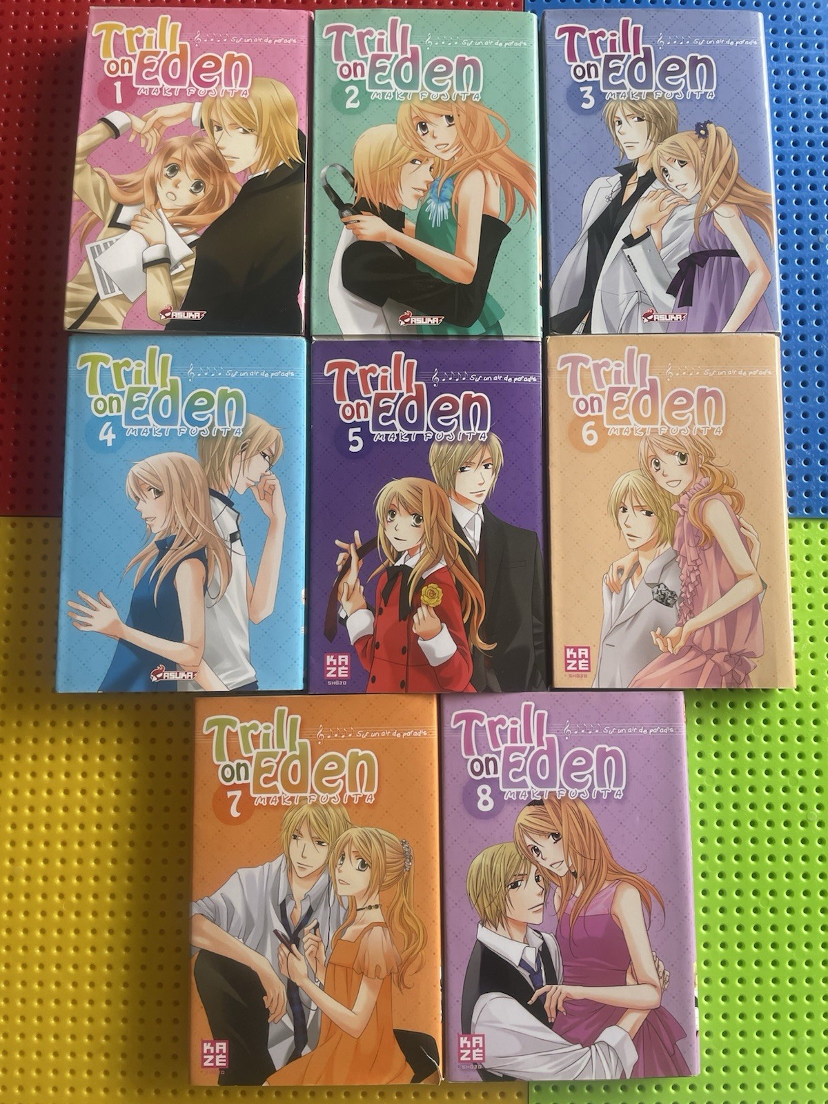 Asuka Trill on Eden lot tomes 1 à 8 - Maki Fujita manga français collection 