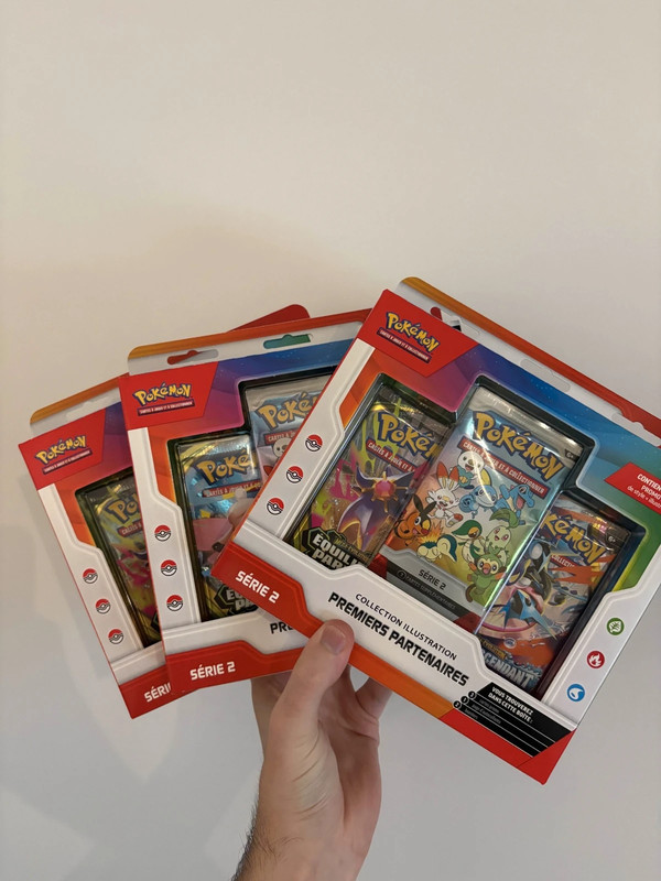 Carte pokemon lot de 3 Coffret premier partenaire série 2
