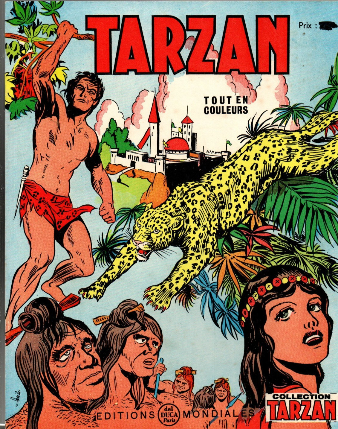 TARZAN Tout en couleurs n°56. Editions Mondiales  1972. Etat neuf