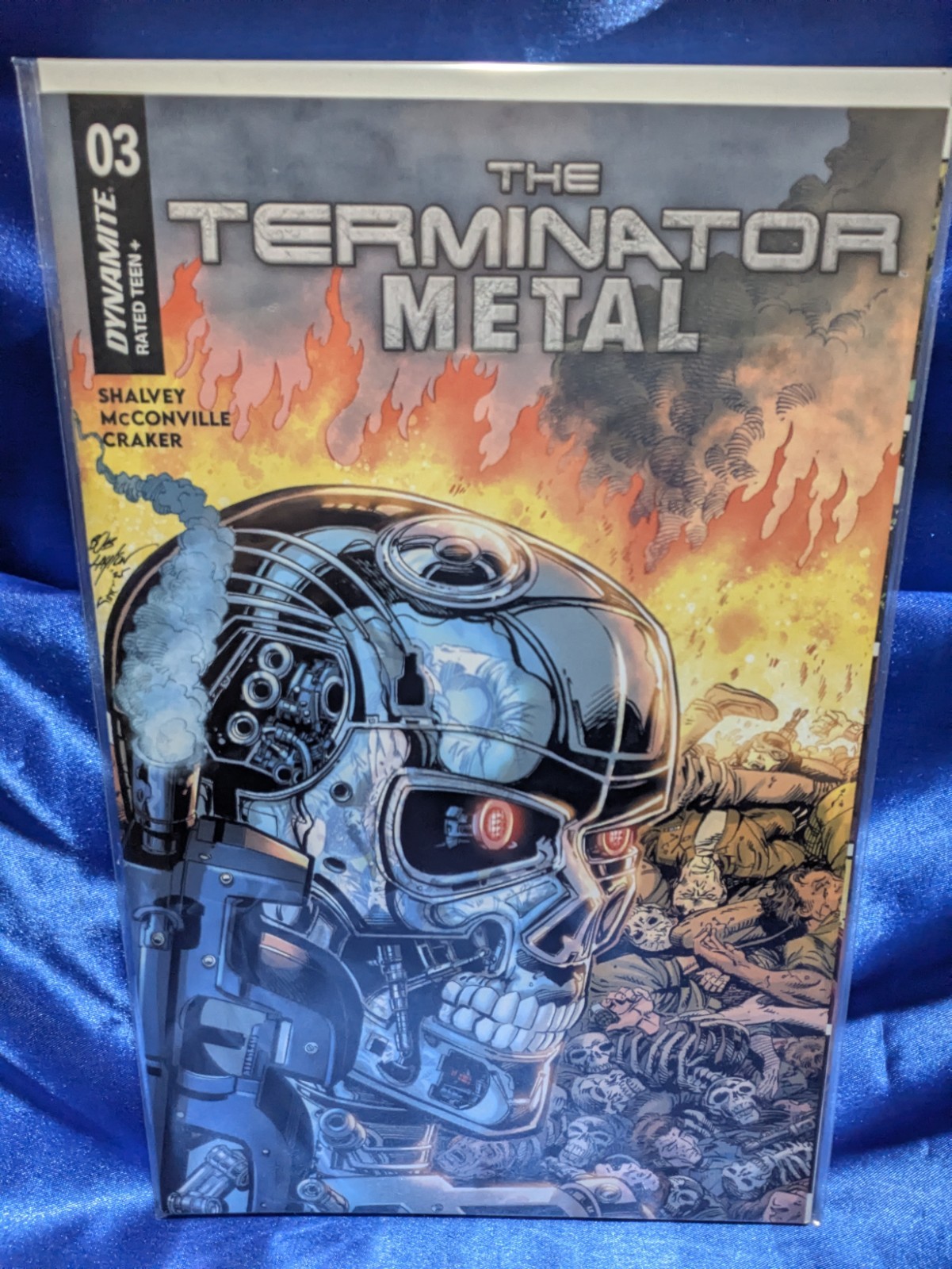 Terminator Metal #3 Cover B Bob Layton Var.  Combiniamo. Imballiamo bene.