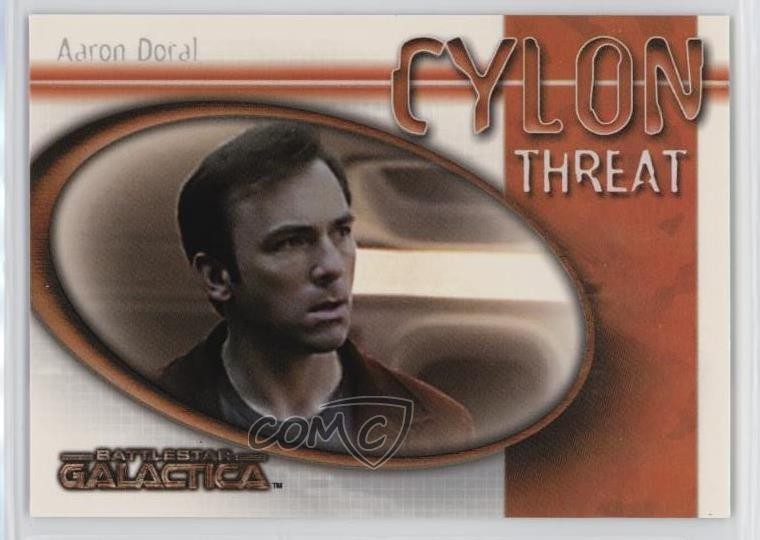 2005 Battlestar Galactica Prima Edizione Cylon Threat Aaron Doral #CT5 1md