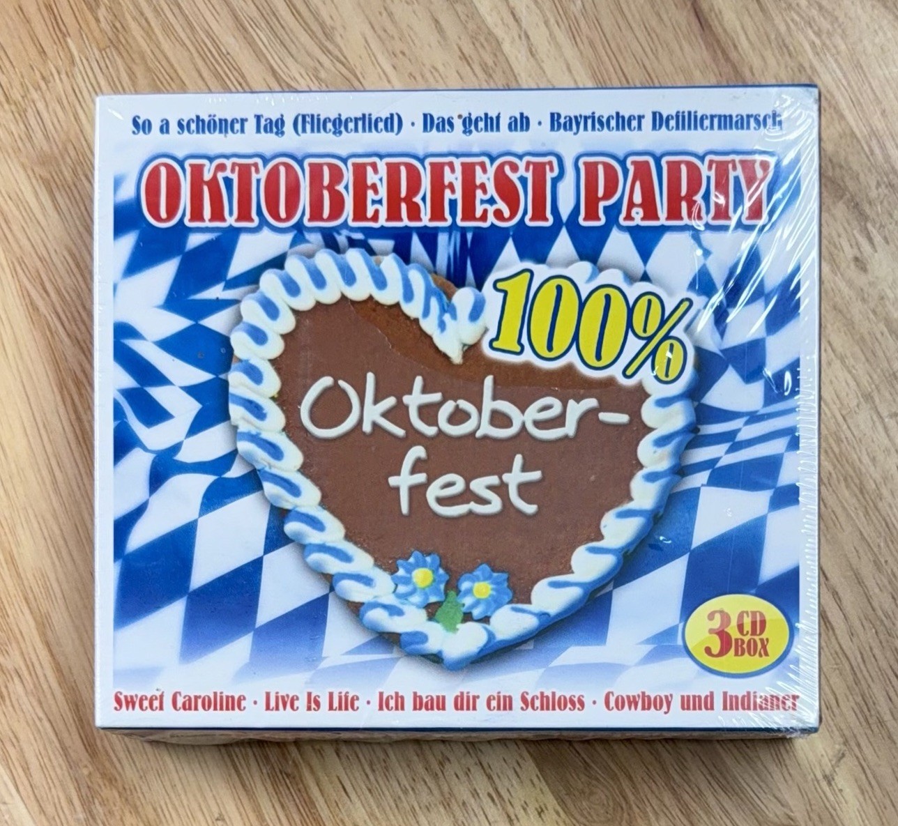 Oktoberfest Party - 100% Octoberfest (CD, 3-Disc Set) German Import NEW SEALED