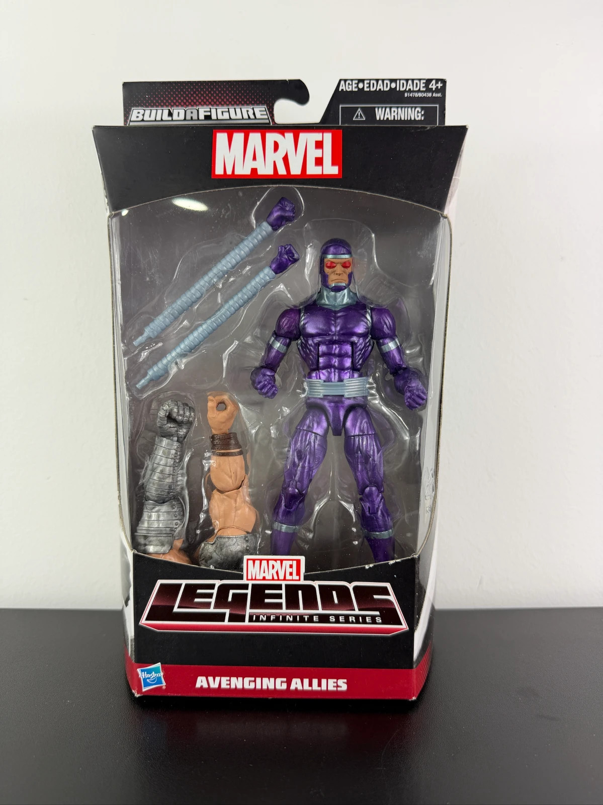 Marvel Legends Machine Man 6" Figura Avenging Allies Allfather Odino BAF 2015 Nuovo