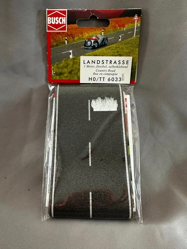 BUSCH Nr. 6033 Landstraße 1000x66mm H0/TT - neu