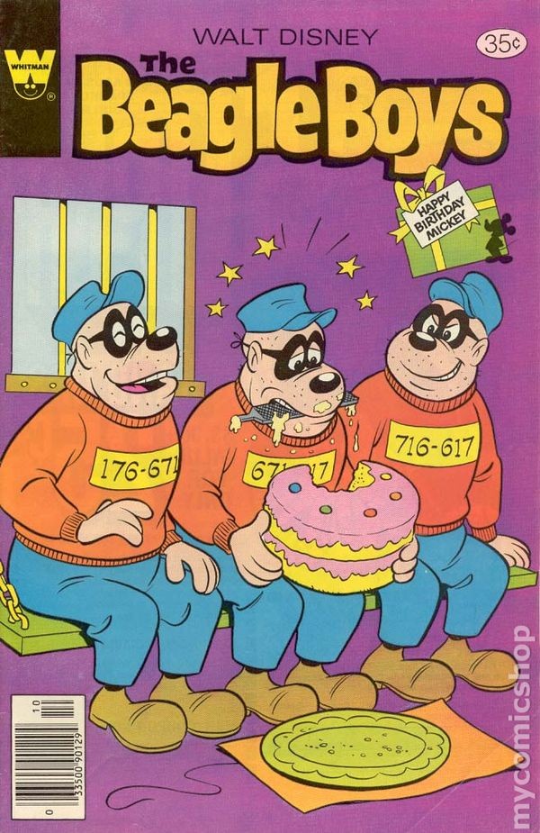Beagle Boys #45 VG 1978 Whitman Stock Image Low Grade