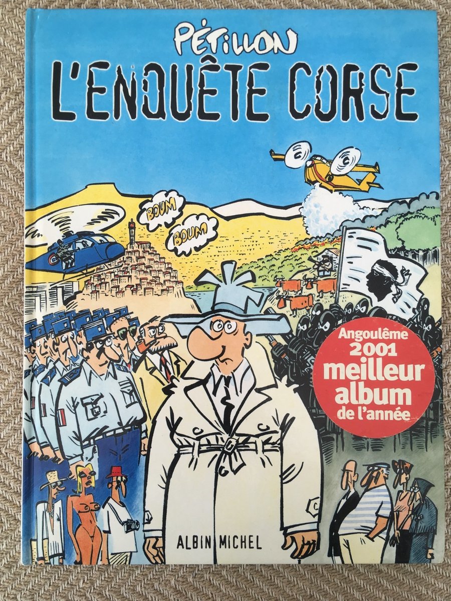 Y3 BD - L'ENQUÊTE CORSE - PETILLON - ÉDITION ORIGINALE EO ALBIN MICHEL