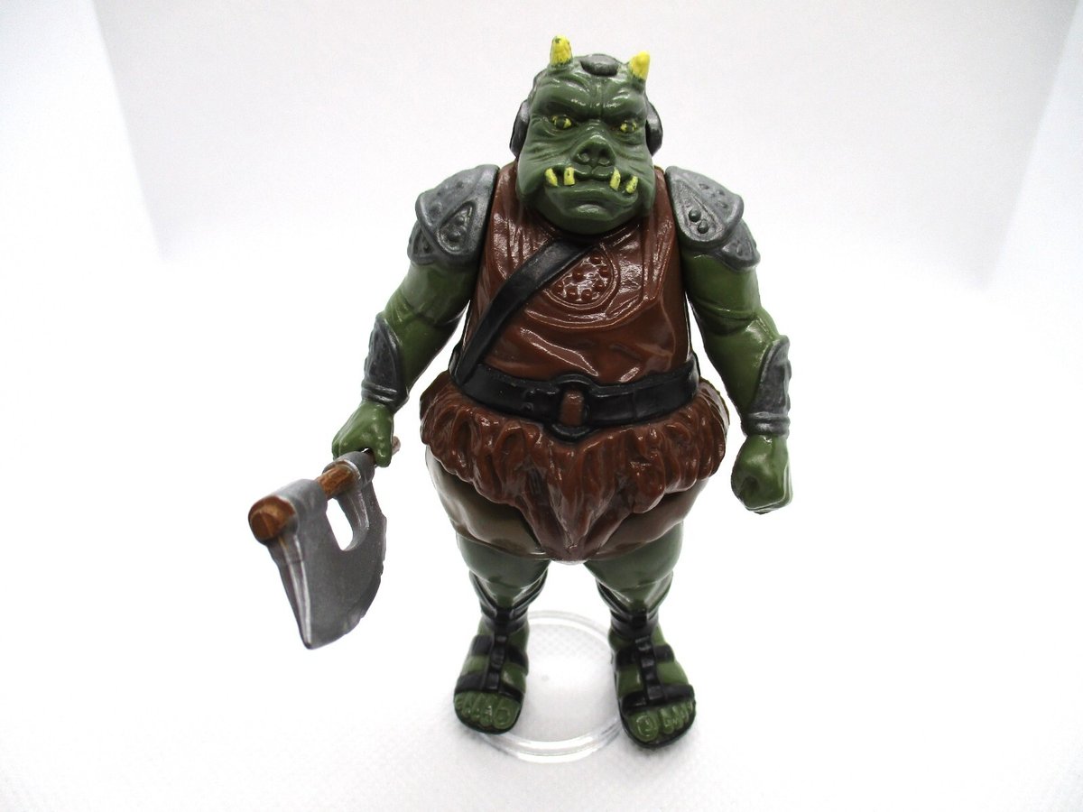 VINTAGE STAR WARS GAMORREAN GUARD WITH ORIGINAL AXE - FACTORY ERROR 12