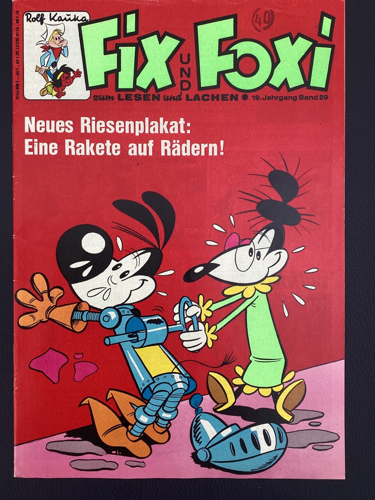 Pabel Comic Fix e Foxi 19. Anno ° Volume # 29 - Z1-2 (con poster gigante)