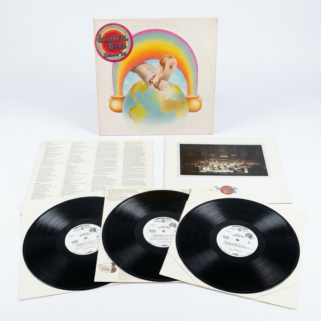 GRATEFUL DEAD - Europe '72  1972 1st US WL Promo 3xLP  w/ booklet