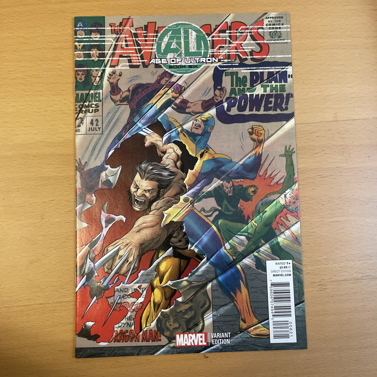 AGE OF ULTRON 6 VARIANT 1:50 CARLOS PACHECO NM WOLVERINE AVENGERS VOL 1 X MEN