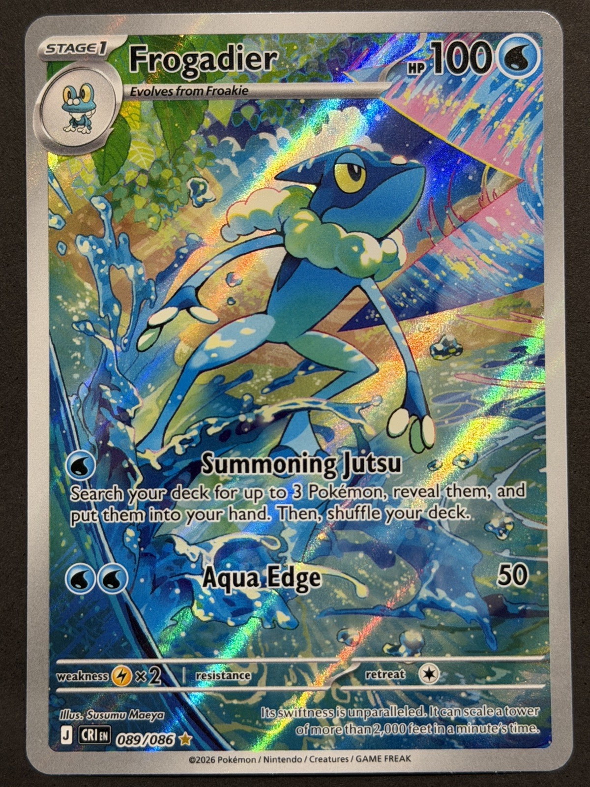 Pokémon: Chaos Rising Frogadier 089/086 - Near Mint