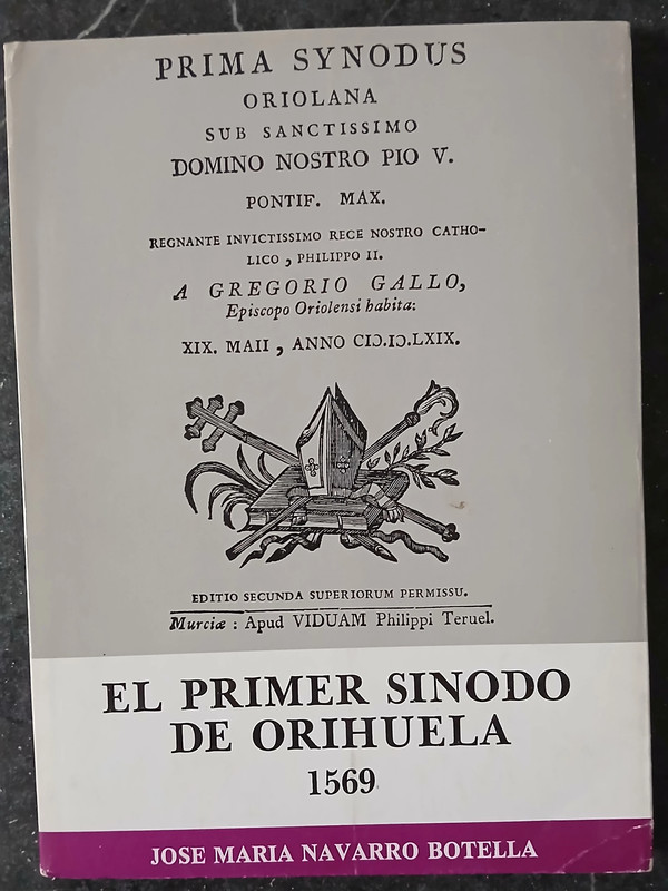 El primer Sinodo de Orihuela