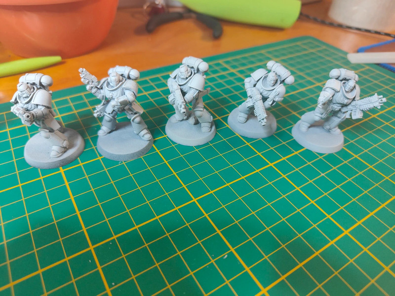 5 intercesores marines espaciales warhammer 40k