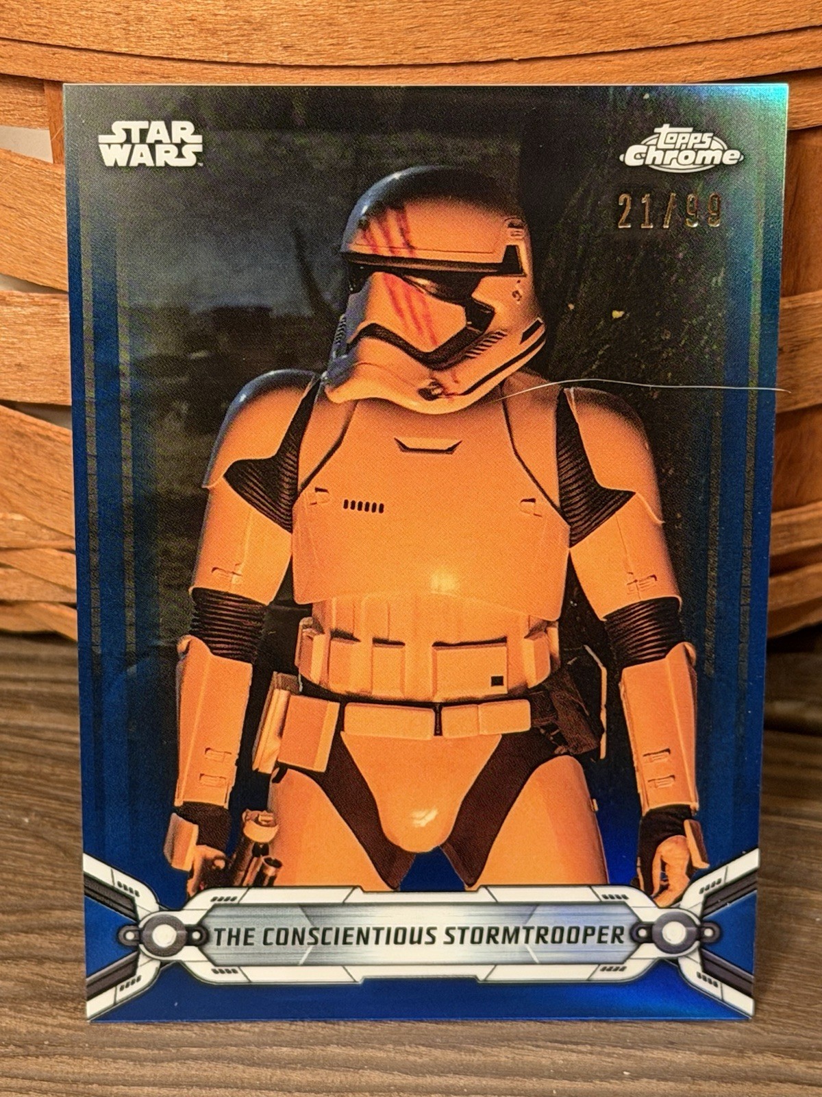 Star Wars Topps 2019 Chrome Legacy /99 Blue Refractor #153