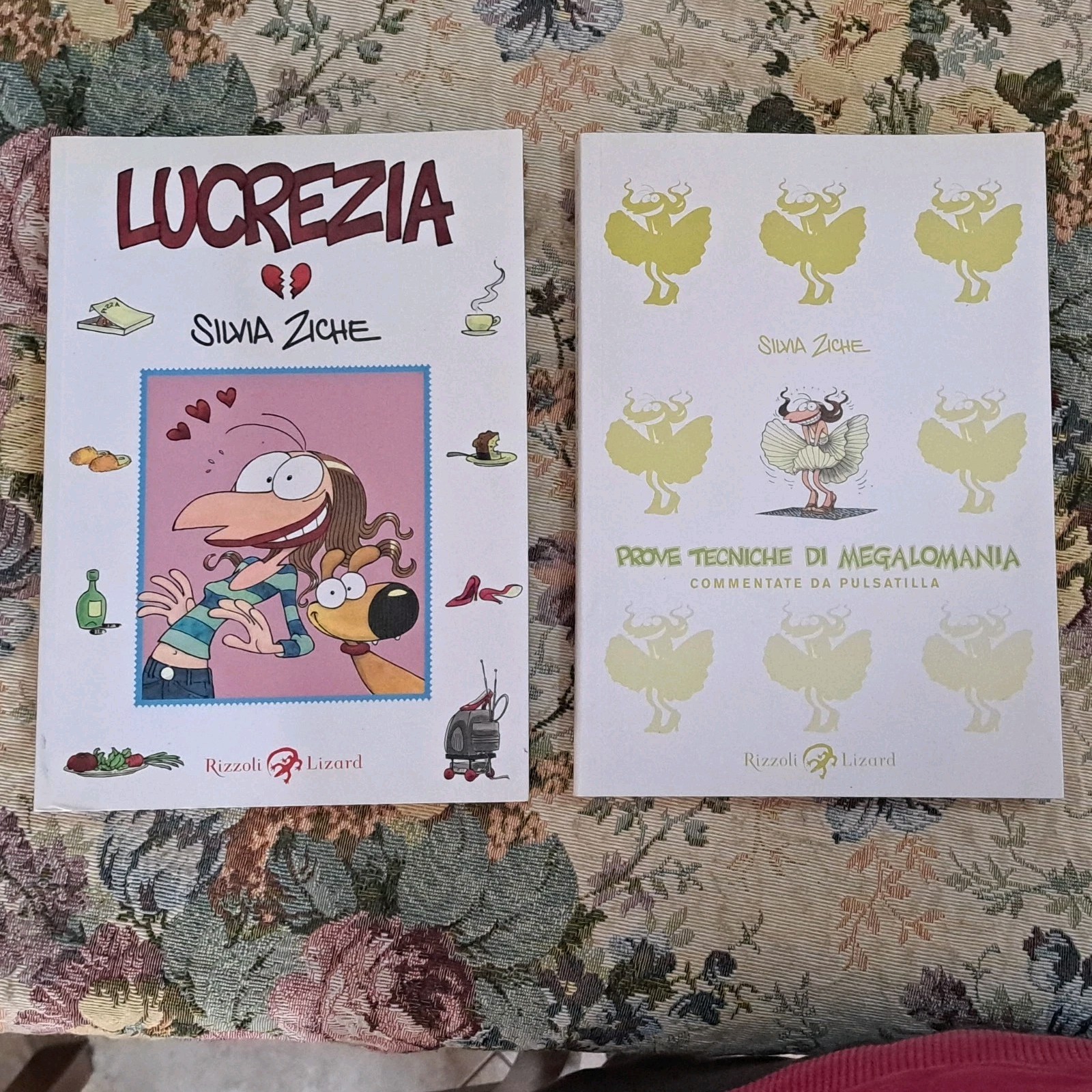 2 fumetti Silvia Ziche Lucrezia 2010 prove tecniche di  megalomania 2009 rizzoli