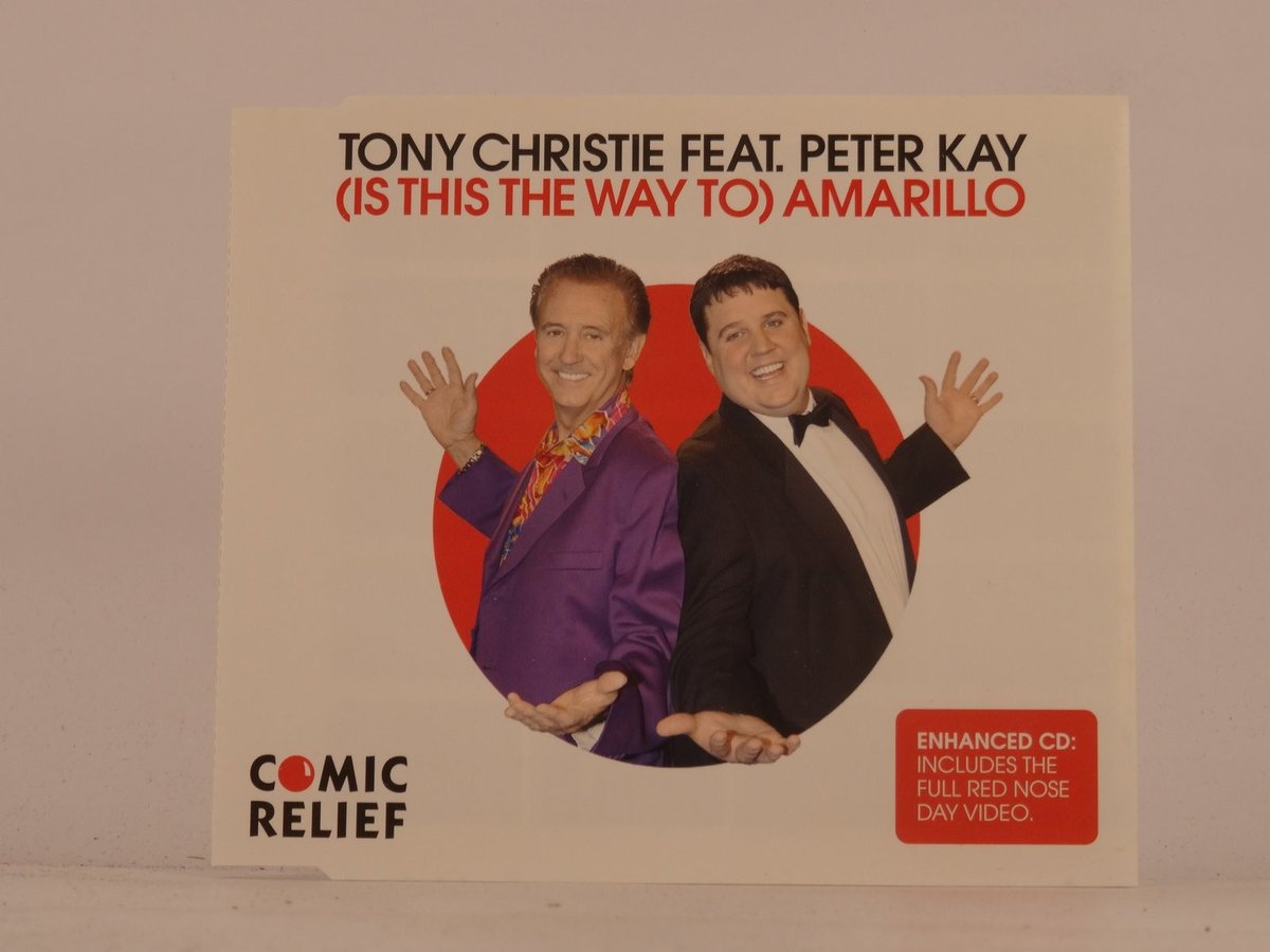 TONY CHRISTIE FT PETER KAY (IS THIS THE WAY TO) AMARILLO (L7) 3 Track CD Single 