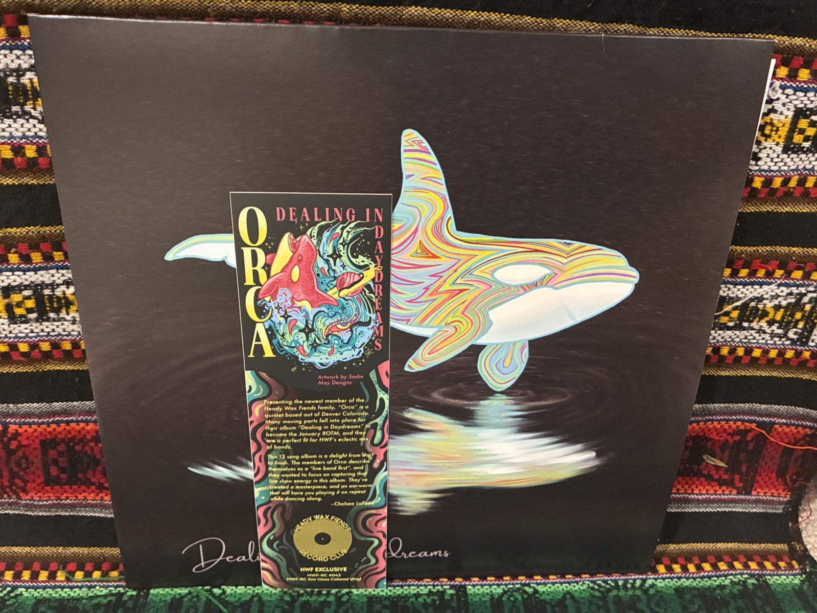 ORCA Dealing In Dreams 2 x 12" vinyl LP rock jam band 2026 Denver turquoise wax