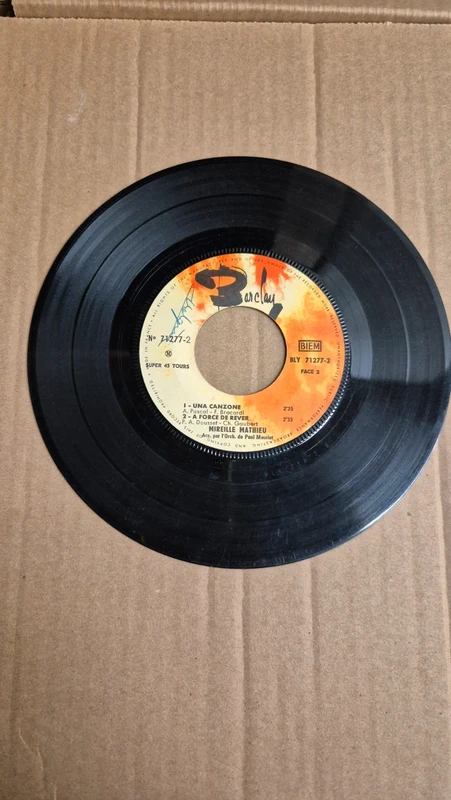 Super 45 tours mireille Mathieu 1968