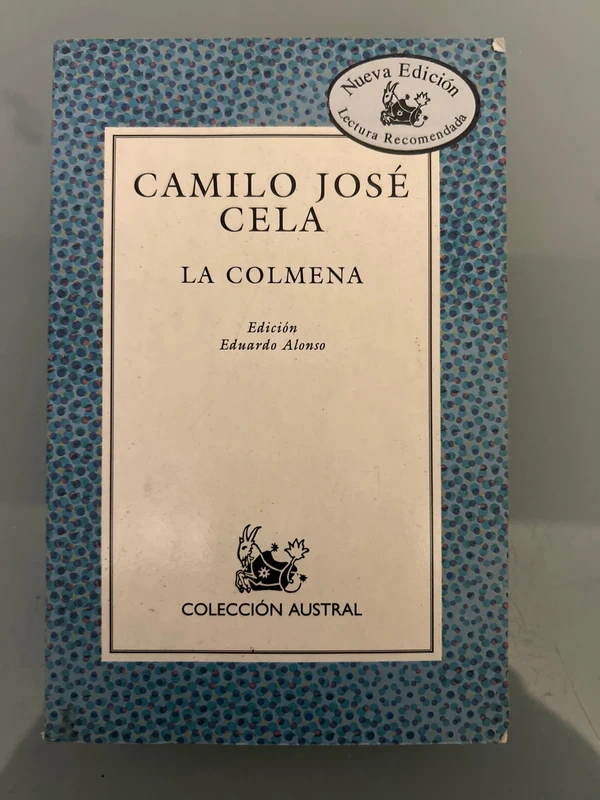 La colmena Camilo José Cela