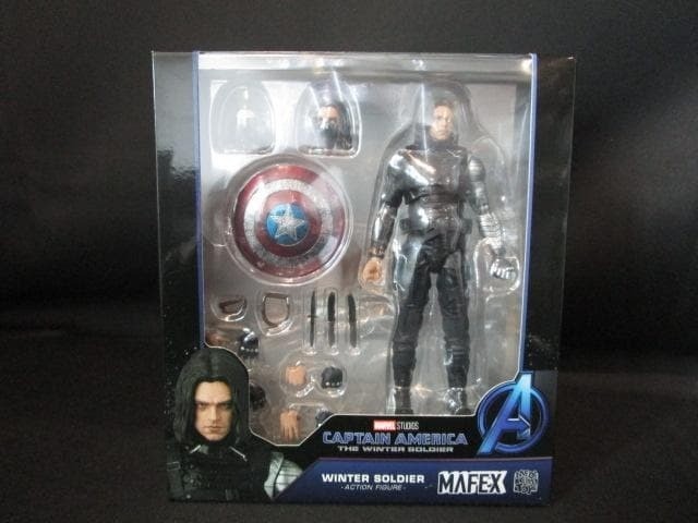 MAFEX n.203 Capitan America Soldato Invernale Action Figure Medicom Giocattolo Giappone Nuovo