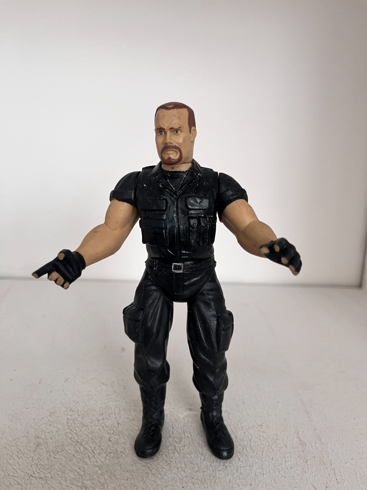 WWE WWF BIG BOSSMAN JAKKS WRESTLING TOY FIGURE BCA SUPERSTARS BOSS MAN DAMAGED