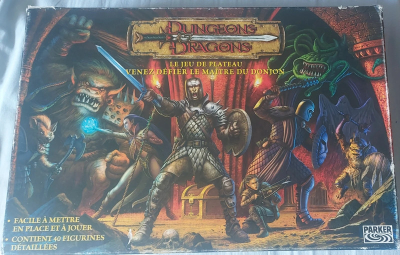 Jeu de figurines dungeons dragons édition parker
