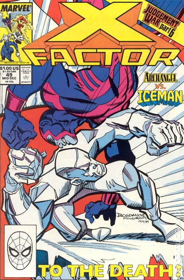X-Factor #49 VG 1989 Stock Image Low Grade