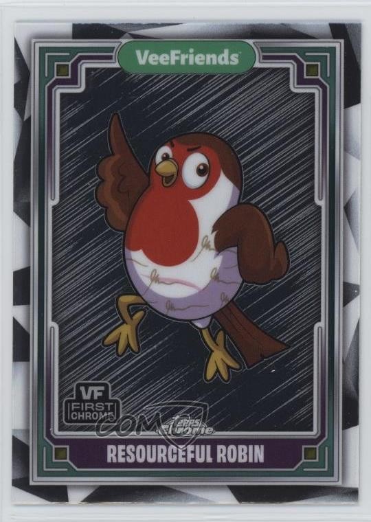 2025 Topps Chrome VeeFriends Resourceful Robin #75 w2a