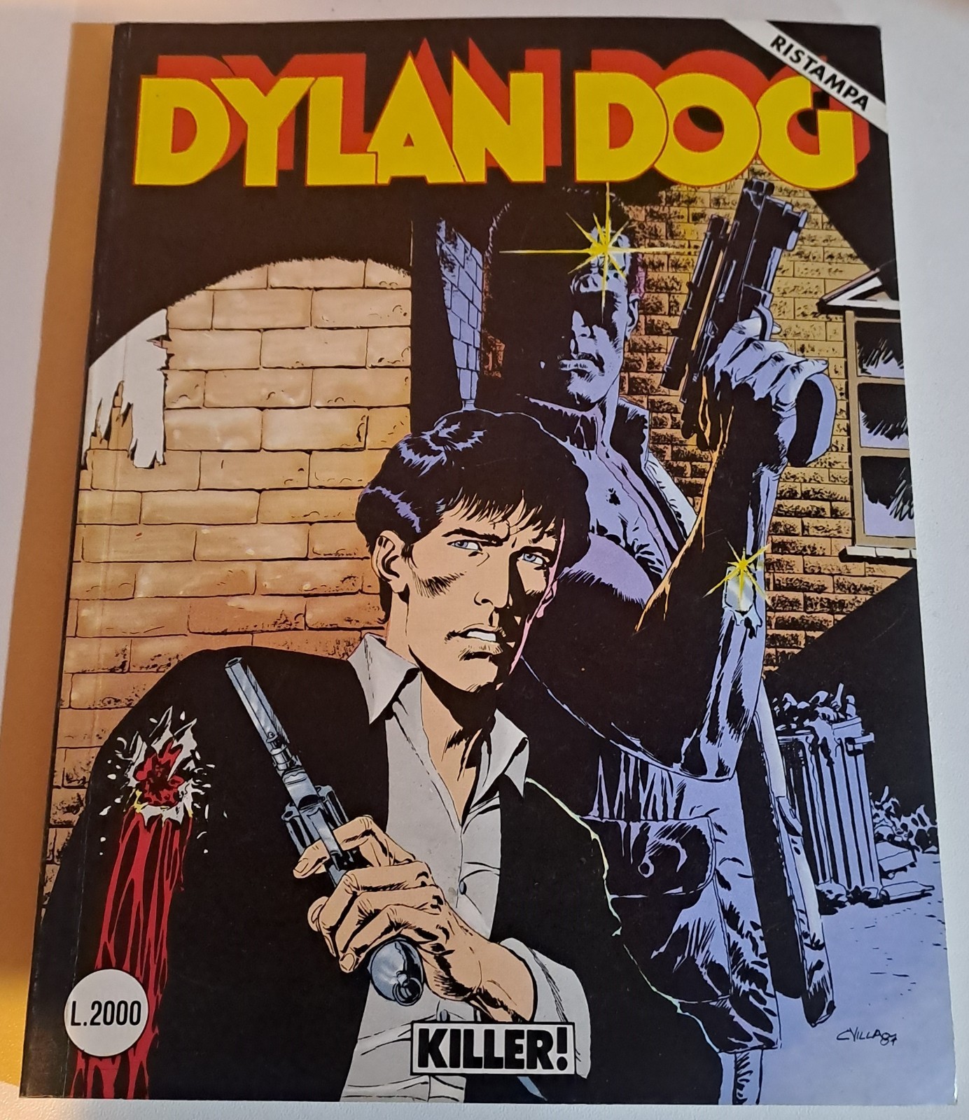 Fumetto Dylan Dog 12 prima ristampa Killer! 